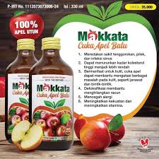 Distributor jual Cuka Apel Makkata Murah Kabupaten Sarolangun